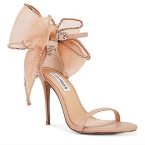Steve Madden Nude Bow Stiletto Sandal